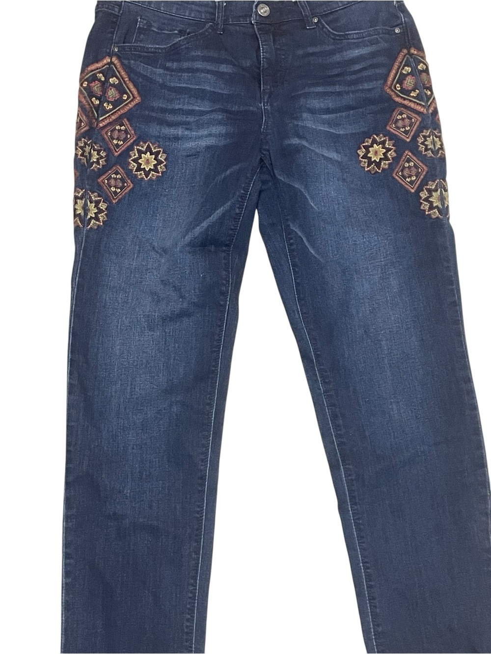 Vintage America Women’s Dark Indigo Skinny Jeans